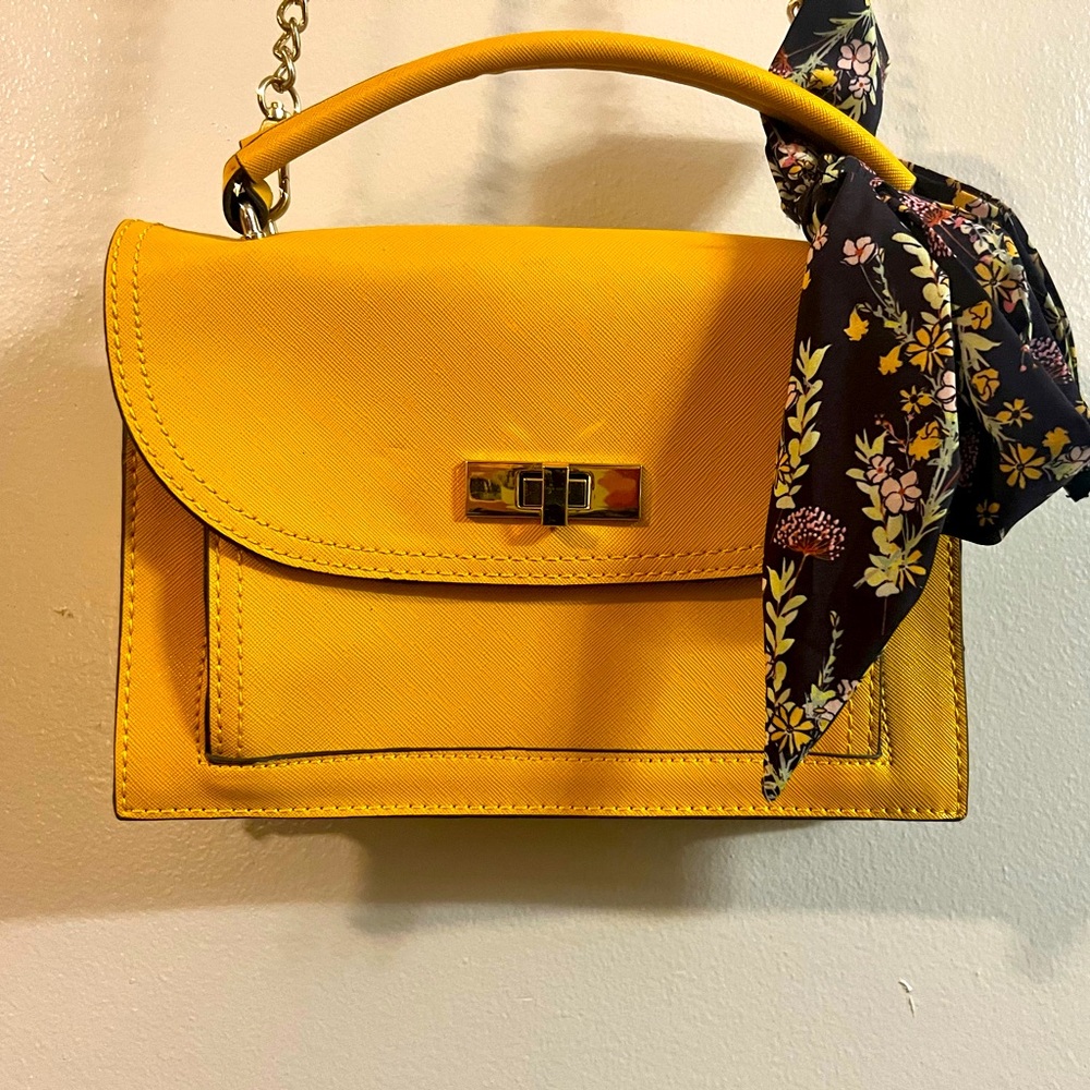 Steve Madden Yellow Mustard Purse/Shoulder Bag